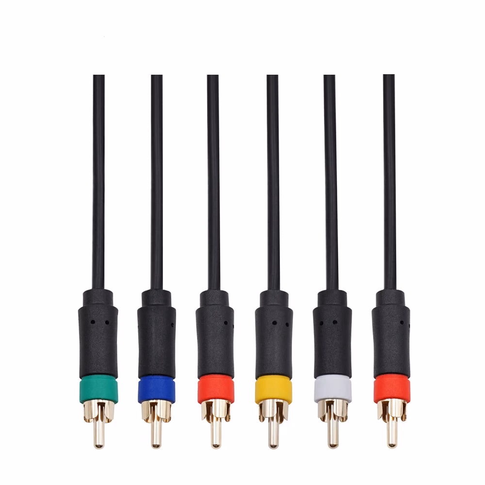 Bitfunx Komponentenkabel 1,8m Anschlussübersicht - YPbPr Video und Stereo Audio für PlayStation 2 3