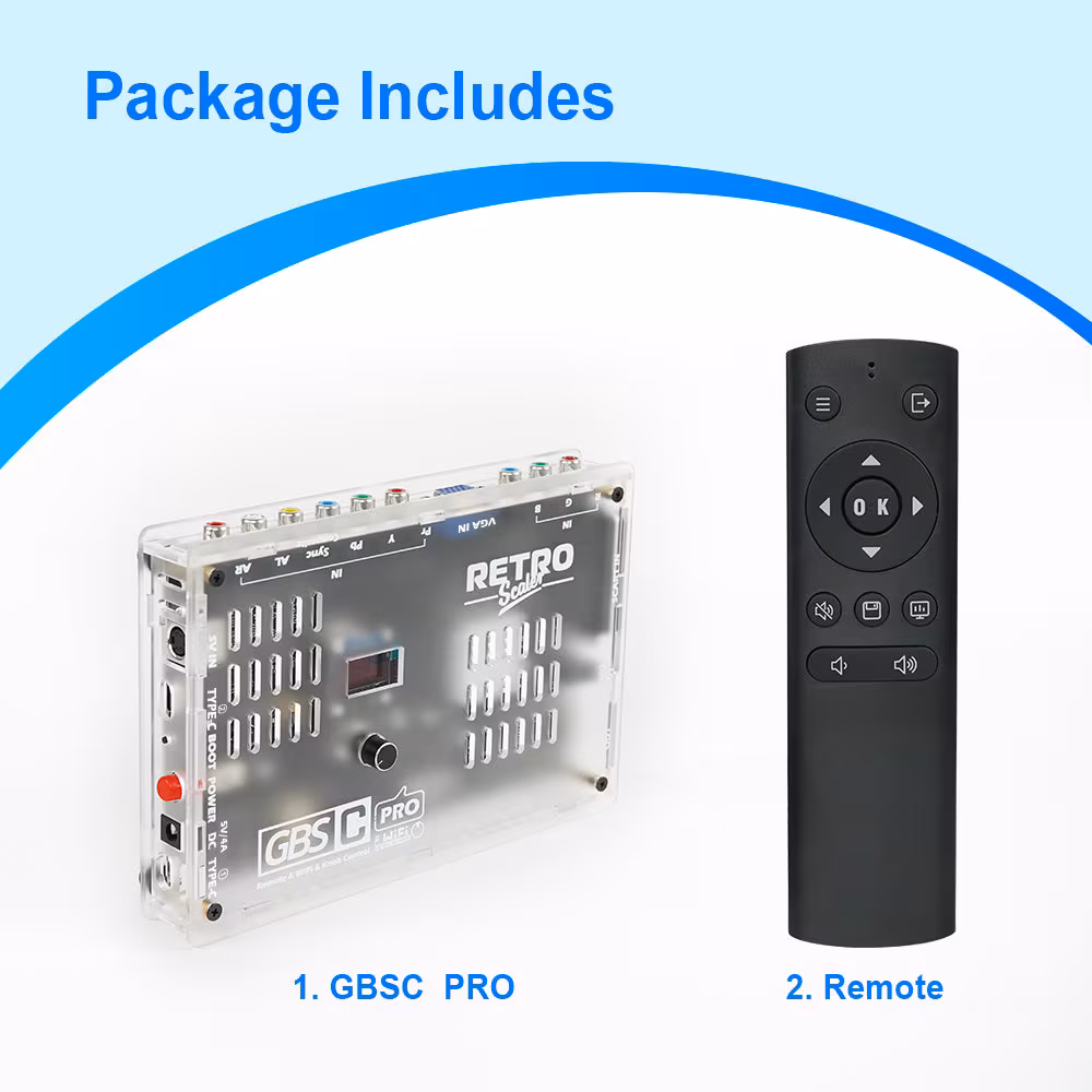 Bitfunx GBSC Pro mit IR-Fernbedienung