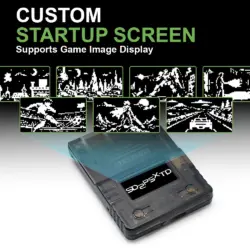 LinkRetro SD2PSXTD Transparent Black Memory Card Emulator Detailansicht